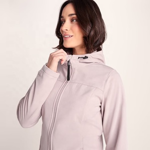 Chaqueta de Invierno para Mujer, Larga, con Capucha, Forro Polar, Tejido Softshell, Cortavientos, Transpirable, con Cierre - Product Image 3