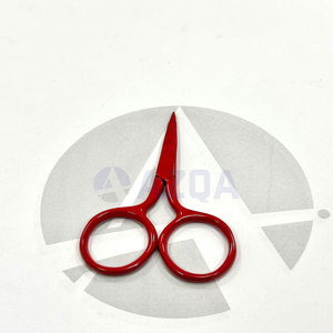 Tijeras de Bordado Mini de Acero Inoxidable con Recubrimiento de Color Rojo Carmesí Intenso, Tijeras de Costura con Punta Fina y Afilada, Herramienta para Manualidades - Product Image 5