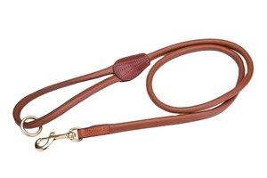 Lujo retráctil sólido perro plomo Super suave enrollado de cuero de liberación rápida duradero de moda moderno diseño Simple personalizado - Product Image 6