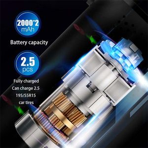 1 Set Mini Portable Dual-Use Tire Inflator Car and Electric Bicycle Charging Device - Product Image 5