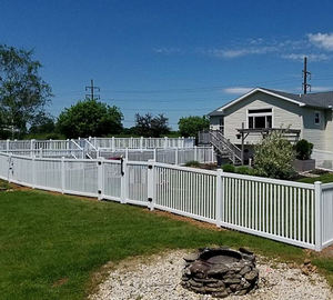 Valla <span class=keywords><strong>de</strong></span> vinilo cerrada tipo piquete para piscinas pequeñas, diferentes tipos <span class=keywords><strong>de</strong></span> vallas <span class=keywords><strong>de</strong></span> piquete - Product Image 3