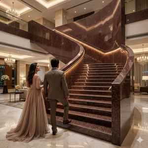 Losas de Granito Marrón Bronceado de Calidad de Exportación para Encimeras de Cocina, Pisos, Revestimientos de Paredes y Proyectos Comerciales Disponibles para la Venta - Product Image 5