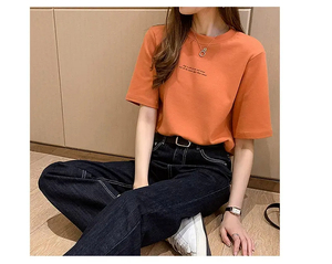 เสื้อยืดสตรีทแวร์คุณภาพสูงสั่งทำพิเศษ แขนยาว คอกลม ทรงเข้ารูป ยูนิเซ็กซ์ ขายส่ง เสื้อยืดผู้หญิงสั่งทำพิเศษ - Product Image 3