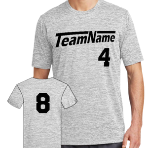 T-shirt de sport personnalisé pour homme PosiCharge Elevate, respirant, en polyester, uniforme d'équipe, vêtements d'entraînement, OEM, vente en gros, approvisionnement en vrac - Product Image 3