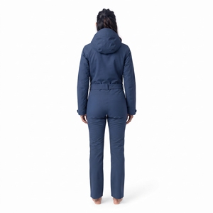 Mono de Esquí Impermeable para Mujer Hawk Eye, con Capucha y Cierre de Cremallera, Color Azul Marino, Ropa para Nieve al Aire Libre - Product Image 4