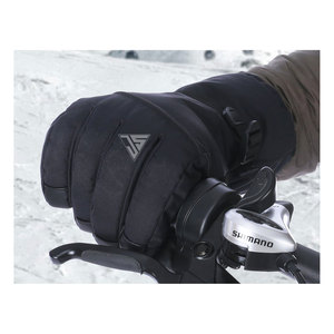 Gants en cuir chauffants imperméables et coupe-vent pour hommes et femmes, pour le ski, le cyclisme, avec batterie rechargeable pour l'hiver - Product Image 3