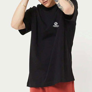 เสื้อยืดผู้ชายสไตล์สตรีท แขนสั้น ทรงหลวม ไซส์ใหญ่ สีดำ วินเทจลำลอง น้ำหนัก 300 กรัม ผ้าฝ้าย 100% ระบายอากาศได้ดี ขายส่ง - Product Image 6