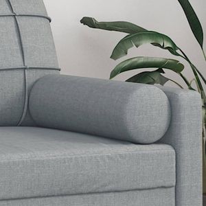 Coussin lombaire et d'assise gris clair 100 % polyester 5,9 x 19,7 pouces avec rembourrage en mousse - Product Image 5