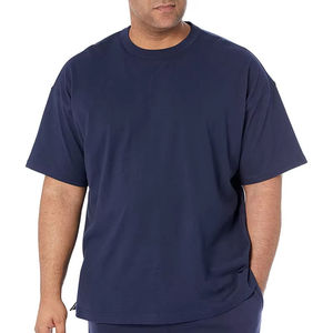 OEM Custom Unisex T-Shirts 100% Cotton <b>Plain</b> <b>White</b> <b>Tee</b> Casual Long Style Short Sleeves Oversized Fit With Logo Print Men stock - Product Image 1