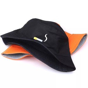 Chapeau Bob Unisexe Imperméable à Blocs de Couleurs, Réglable, avec Broderie Motif Cigarette, pour Printemps-Été, Tenue Décontractée, Taille Adulte 56-58CM - Product Image 5