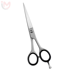 Ciseaux de coiffure professionnels en acier inoxydable, lame tranchante, manche long, pour droitiers, poignée en caoutchouc - Product Image 5