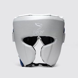 Wholesale High Quality Fly Boxing <b>Head</b> Guard Made With Genuine Leather Customized Fly Kickboxing Face Protection <b>Head</b> Guard - Product Image 1