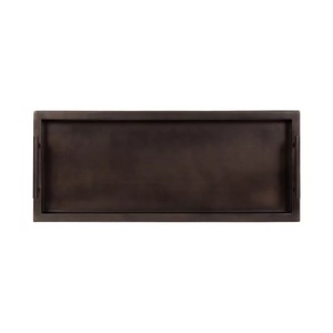 Collection Tendance : Plateau de Service en Métal Gravé Motif Feuille, Plat Décoratif en Aluminium Poli, Plat à Fruits, Décoration Micro-ondes - Product Image 4