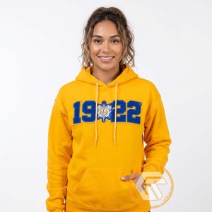 GREEK TREASURES เสื้อสเวตเตอร์มีฮู้ดผ้าฝ้ายฟลีซปักลาย Sigma Gamma Rho สำหรับผู้หญิง สไตล์ลำลอง คุณภาพสูง - Product Image 2