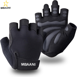 Guantes Acolchados para Levantamiento de Pesas con Gran Agarre, Protección Completa de la Palma para Entrenamiento en Gimnasio, Ciclismo, Levantamiento de Pesas, Crossfit, Escalada - Product Image 1