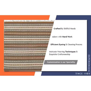 Alfombras tejidas bordadas de algodón reciclado 100% de lujo de alta calidad alfombras de diseño personalizado alfombras y juegos precio al por mayor - Product Image 6