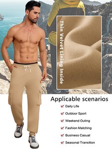 Pantalon de survêtement ajusté pour homme de qualité supérieure avec poches latérales et cordon de serrage à la taille, idéal pour le sport ou le style urbain - Product Image 5