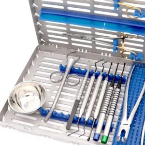 Instruments dentaires manuels ergonomiques, set chirurgical en acier inoxydable, 12 pièces, forceps et ciseaux d'extraction dentaire - Product Image 4