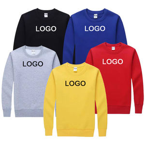 เสื้อฮู้ดดี้ผ้าฝ้ายขนาดใหญ่พิเศษพร้อมโลโก้สั่งทำคุณภาพสูง และเสื้อสเวตเชิ้ตคอกลมแบบเรียบง่ายสำหรับทุกเพศทุกวัย สวมใส่สบายๆ - Product Image 1