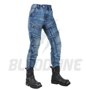 Pantalon de moto pour homme sur mesure, style unique, impression par sublimation, jean de moto pour homme - Product Image 4