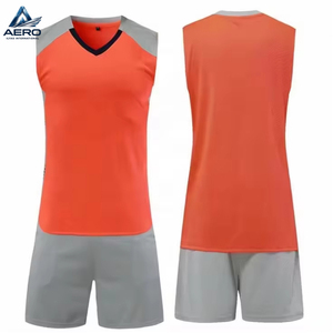 Unisex Men's Adult Sportswear 100% Polyester Quick Dry <b>Volleyball</b> Uniform <b>Sets</b> Custom Design Top Selling Low Price Printed Style - Product Image 1