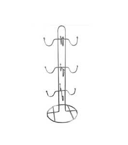 Support vertical en métal Skies Trader pour tasses à café, porte-gobelets de comptoir, organisateur de rangement de cuisine en fil métallique - Product Image 1