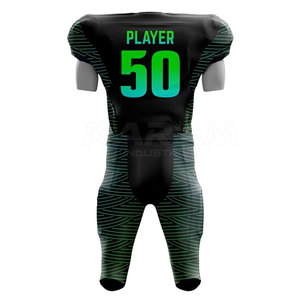 Uniforme de Fútbol Americano Sublimado de Alta Calidad, Diseño Personalizado, Transpirable, con la Mejor Tela, Servicio OEM Unisex al por Mayor - Product Image 2