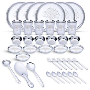 Service de table isotherme classique Bold Blossom en acier inoxydable – Compatible lave-vaisselle, écologique, durable, pour le camping, vente en gros Inde - Product Image 1