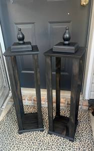 Natural Customized Handmade Wooden Candle <b>Lantern</b> with <b>Black</b> Top Empty Candle Holder For Event & Home Decor - Product Image 6