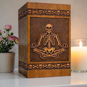 Custom Engraved Wooden Resin Urn <b>Box</b>: Pet/Human <b>Memorial</b> Keepsake urn <b>Memorial</b> Keepsake by AYAANS - Product Image 1