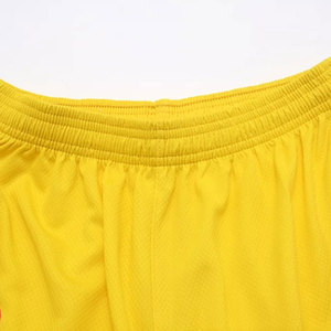 Yellow Heat-Transfer Printed Breathable 100% Polyester Basketball Jersey Set V-Neck Sleeveless Moisture Wicking Uniforms <b>for</b> - Product Image 3