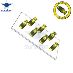 Adaptador de Transferencia de Fluidos de Precisión, Acero Inoxidable Reutilizable, Conector Luer Lock con Acabado Dorado, Longitud 3 cm / 1-1/4 pulgadas - Product Image 6