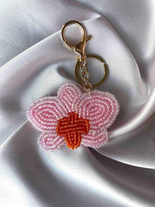 Llavero Personalizado de Diseño Clásico con Forma de Corazón en Color Liso, Hecho a Mano, Bordado, Duradero y Ecológico - Product Image 5