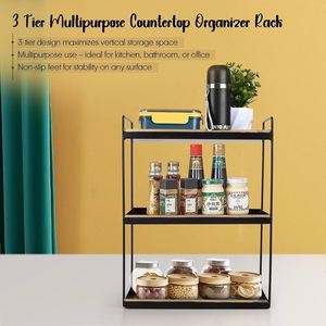 Unicorn Handicrafts Metal and Wooden <b>Storage</b> Organizer for Desk Office Home Kitchen <b>Bathroom</b> Supplies and Accessories - Product Image 2