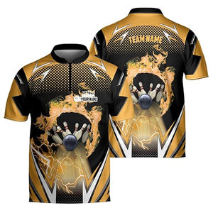 Nouveaux maillots d'équipe personnalisés imprimés pour le tir à l'arc, le bowling et le billard, pour les passionnés de tir, maillots de billard pour hommes, 100% polyester - Product Image 5