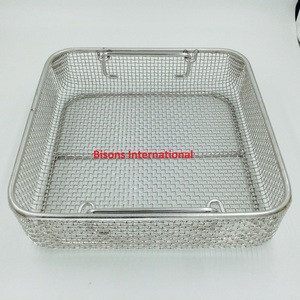 BISONS Plateau de Stérilisation Manuel en Acier Inoxydable pour Instruments Chirurgicaux, Boîte Médicale Certifiée CE, Ensemble Orthopédique – Vente en Gros - Product Image 1