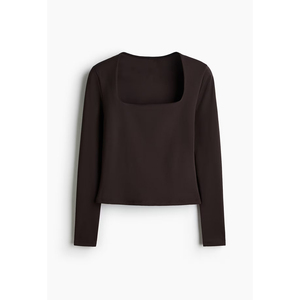 Haut de sport respirant sans coutures à manches longues pour femme – Performance optimale pour la course, le fitness, le yoga et l'entraînement en salle de sport – Séchage rapide - Product Image 1