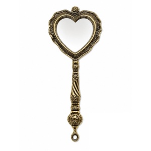 Vintage Hand <b>Mirror</b> <b>Gold</b> Handheld <b>Mirror</b> Antique Makeup <b>Mirror</b> Baroque <b>Mirror</b> Embossed Royal Princess Dressing <b>Mirror</b> - Product Image 6