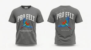 T-shirt décontracté d'été à manches courtes, col confortable, unisexe, logo personnalisé, 100% coton respirant, coupe ample style hip-hop - Product Image 4