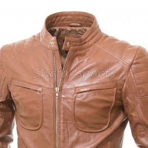 Veste en cuir pour homme au meilleur prix, de bonne qualité, respirante, imperméable, avec design personnalisé, service OEM - Product Image 3