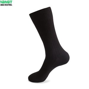 Naimat Men's Crew <b>Socks</b> Solid Brown 100% Cotton Knitted Breathable Regular Style Autumn Wear And Breathable Men's <b>Winter</b> - Product Image 5