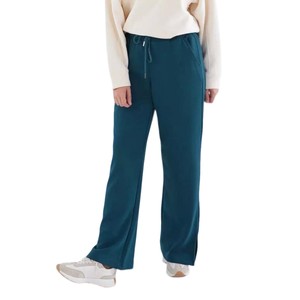 Femme Trendy Clothes Cotton Polyester Tracks Sweatpants Relaxed Fit Casual Athletic Drawstring Elastic Waist Loose Trouser Pants - Product Image 2