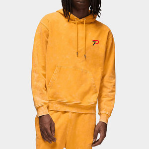 เสื้อฮู้ดดี้ผู้ชายคุณภาพสูงสไตล์สตรีทแวร์ ล้างสีแบบแอซิดวอช ทรงโอเวอร์ไซส์ เสื้อฮู้ดดี้ล้างสีแบบแอซิดวอชสำหรับผู้ชาย - Product Image 1