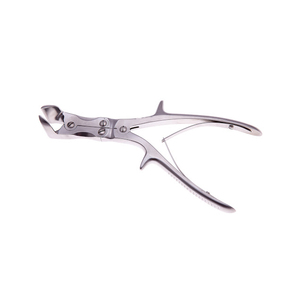 Instrumento manual de acero para quirófano con soporte de mandíbula de corte, diseñado para sistemas de pinzas de corte óseo, uso médico. - Product Image 1