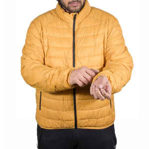 Customized New Latest Style Yellow Puffer <b>Jacket</b> for <b>Men</b> Breathable and Quick Dry <b>Jacket</b> Best for Winter Puffer <b>Jacket</b> for <b>Men</b> - Product Image 1