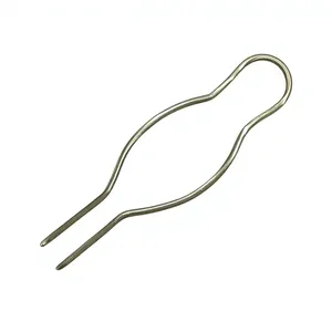 Barrette à cheveux en laiton doré à motif zigzag géométrique, élégante pour femme, idéale pour mariage, Halloween, anniversaire - Product Image 2