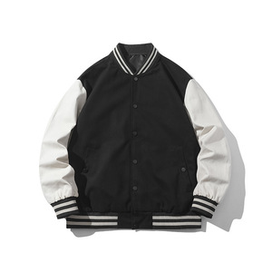 Hoodies Men/Boy Baseball Jacket Men Fashion Design Wine Red Slim Fit College Varsit Jacket Men Harajuku <b>Sweatshirt</b> - Product Image 2