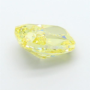Diamant de laboratoire jaune vif élégant, taille coussin, choix brillant, bijoux de luxe, pierre précieuse lâche certifiée CVD - Product Image 5
