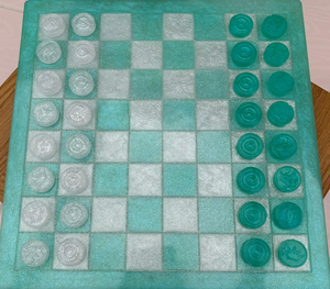 Juego de ajedrez de resina hecho a mano, caballero renacentista, juego de estrategia clásico recreativo, tablero de ajedrez de resina - Product Image 5