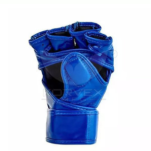Gants de grappling MMA antichoc à doigts ouverts, conception d'entraînement, protection rembourrée des mains, support sécurisé du poignet, arts martiaux - Product Image 2
